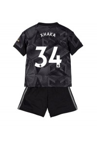 Arsenal Granit Xhaka #34 Babytruitje Uit tenue Kind 2022-23 Korte Mouw (+ Korte broeken)